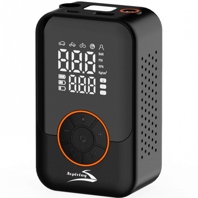 Автомобільний портативний компресор Aspiring Storm 5 70W Power Bank 4000 мАг/LED