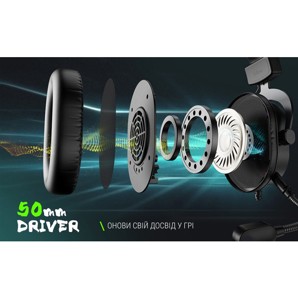 Навушники Fifine RGB H6 Black
