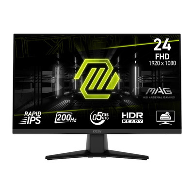 Монітор MSI 23.8 MAG 242F HDMI, DP, Audio, IPS, 200Hz, 0.5ms, sRGB 115%, FreeSync