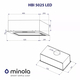 Вытяжка Minola HBI 5025 I LED