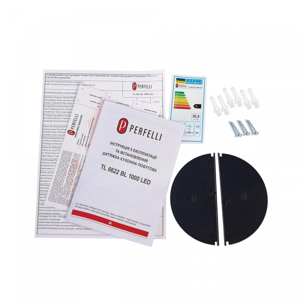Витяжка Perfelli TL 6622 BL 1000 LED