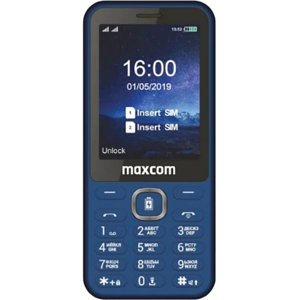 Мобільний телефон Maxcom MM814 Type-C Blue (5908235977737)