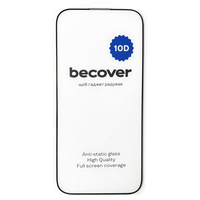 Защитное стекло BeCover для Apple iPhone 16 Pro 10D Black (712323)