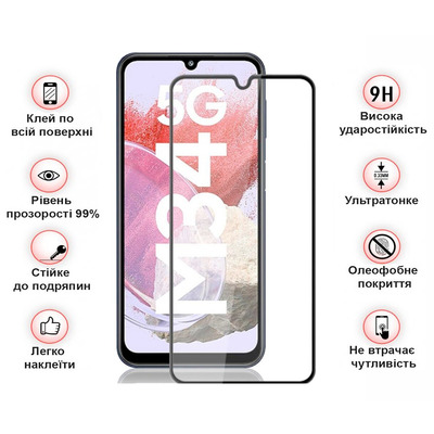 Защитное стекло BeCover для Samsung Galaxy M34 5G SM-M346 Black (711445)