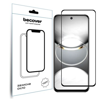 Защитное стекло BeCover для Tecno Spark 30 (KL6) Black (712500)