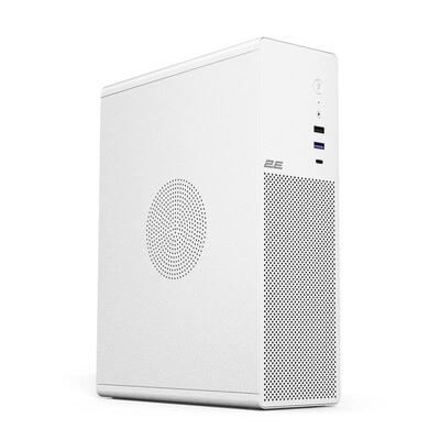 Корпус 2E Credo Slim V90W-400 з БЖ 2E ATX400, 1xUSB3.0, 1х USB 2.0, 1xUSB Type-C, 2x90мм, VGA 390мм, mATX, білий