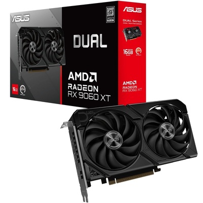 Видеокарта AMD Radeon RX 9060 XT 16GB GDDR6 Dual Asus (DUAL-RX9060XT-16G)