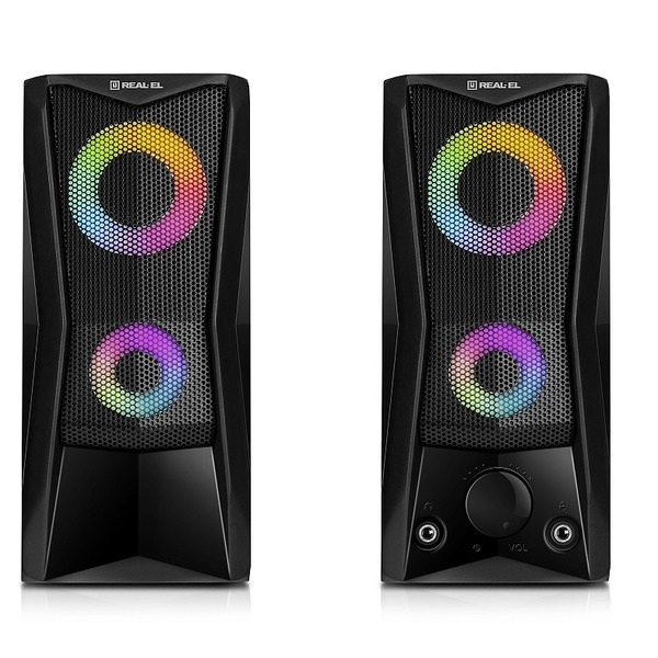 Комп'ютерні колонки REAL-EL S-107 Black