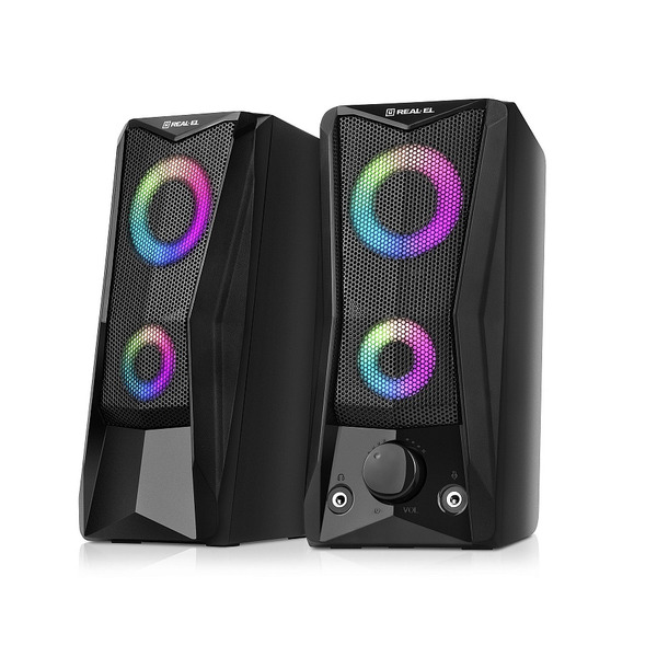 Комп'ютерні колонки REAL-EL S-107 Black
