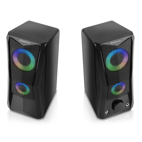 Комп'ютерні колонки REAL-EL S-107 Black