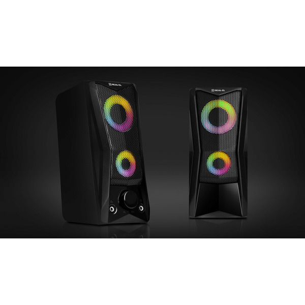 Комп'ютерні колонки REAL-EL S-107 Black