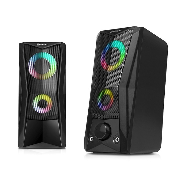 Комп'ютерні колонки REAL-EL S-107 Black