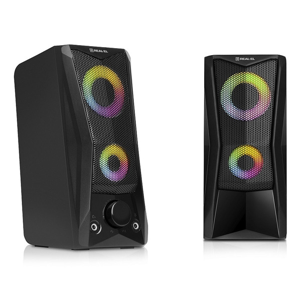 Комп'ютерні колонки REAL-EL S-107 Black
