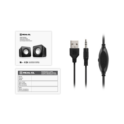 Акустическая система REAL-EL S-13 Black