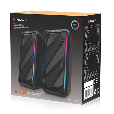 Акустическая система REAL-EL S-130 Black