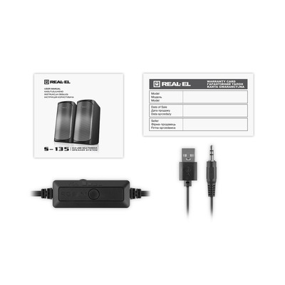 Акустическая система REAL-EL S-135 Black