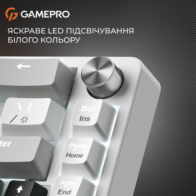 Клавиатура GamePro Genesis MK116 Silverlight