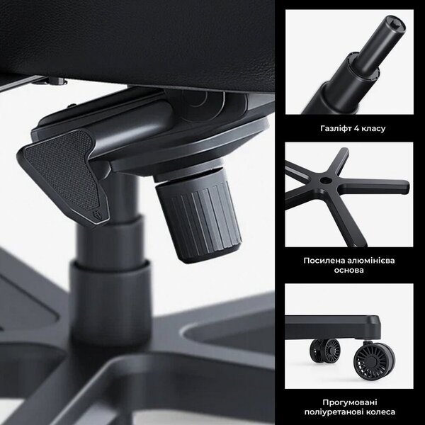 Кресло для геймеров Anda Seat Kaiser 4 V2 Size XL PVC Black (AD12YDDC-XLL-20-B-PV/C-03)