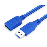 Кабель USB 3.0 AM-AF (продовжувач), 1.5 м, синій