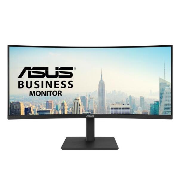 Монітор Asus 34" VA34VCPSR HDMI, DP, USB-C, 3xUSB, RJ-45, MM, VA, 3440x1440, 21:9, 100Hz, 4ms, CURVED, AdaptiveSync, HAS