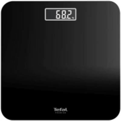 Ваги Tefal підлогові Premiss, 160кг, AAAx2 в комплекті, скло, чорний