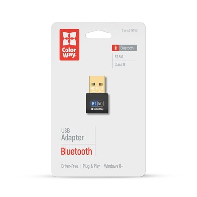 Адаптер Bluetooth 5.0 ColorWay (CW-AD-BT50)