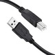 Кабель ColorWay USB - USB Type-B V 2.0 (M/M), 2 м, Black (CW-CBUB072-BK)