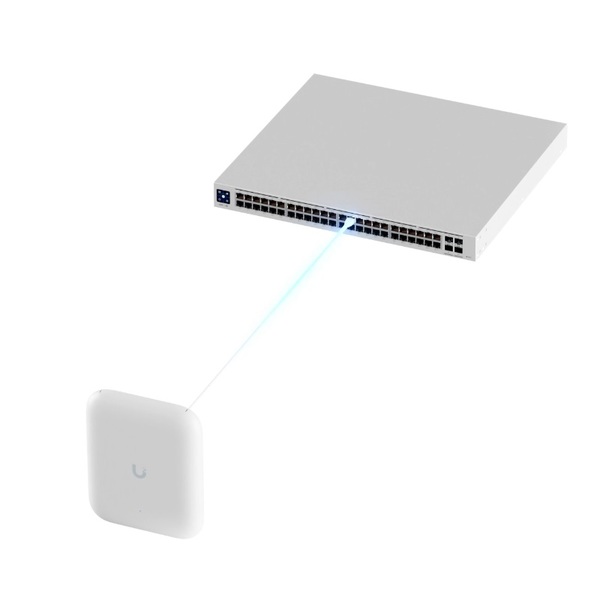 Точка доступа Ubiquiti U7 Outdoor (U7-Outdoor) (WiFi 7, BE5000, 1x2,5 GE LAN, POE, ex antenna, IPX6)