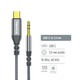 Адаптер ColorWay USB Type-C - 3.5 мм (M/M), 1.2 м, Gray (CW-CBPDJ071-G)