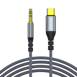 Адаптер ColorWay USB Type-C - 3.5 мм (M/M), 1.2 м, Gray (CW-CBPDJ071-G)