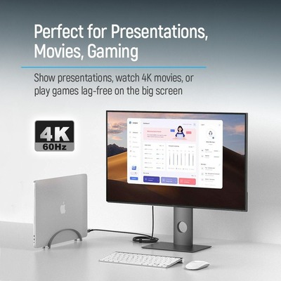 Кабель ColorWay HDMI - USB Type-C (M/M), 4K/60 Гц, 2 м, Black (CW-CBCHD077-BK)