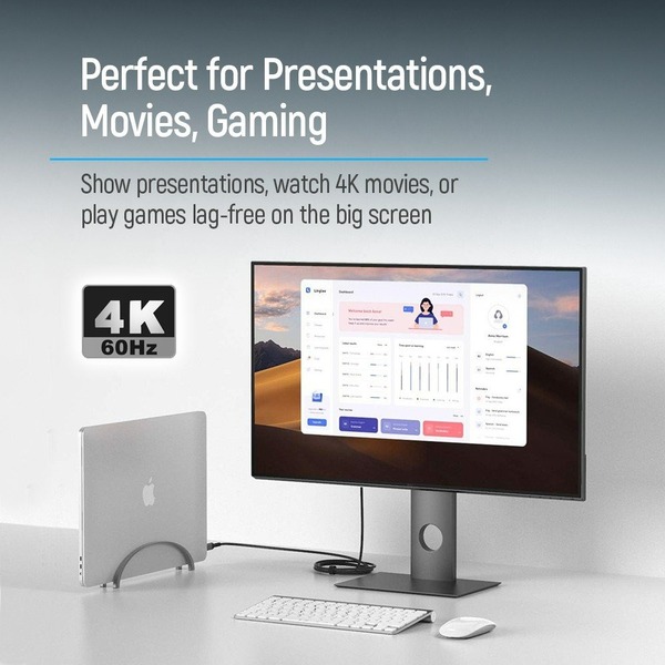 Кабель ColorWay HDMI - USB Type-C (M/M), 4K/60 Гц, 2 м, Black (CW-CBCHD077-BK)