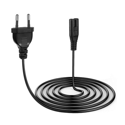 Кабель питания ColorWay CEE7/16-C7, 2 м, Black (CW-CBP085-BK)