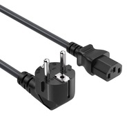 Кабель питания ColorWay CEE7/7-C13, 1.8 м, Black (CW-CBP082-BK)