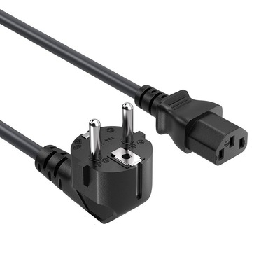 Кабель питания ColorWay CEE7/7-C13, 1.8 м, Black (CW-CBP082-BK)