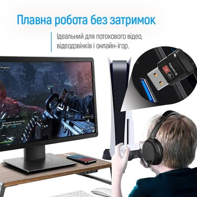 Беспроводной адаптер ColorWay Wi-Fi (CW-AD-W2)