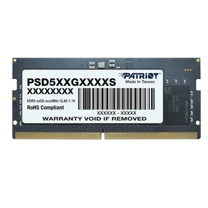 Модуль памяти SO-DIMM 8GB/5600 DDR5 Patriot Signature Line (PSD58G560041S)