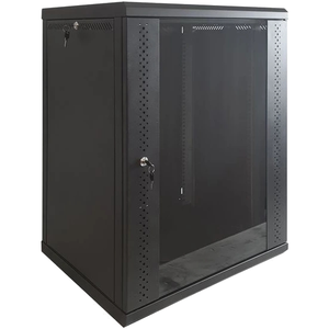 Шафа EServer 15U 600х500х773 скло, чорна