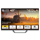 Телевизор Tesla Q43E655GUS/ 43"/ 4K UHD (3840x2160)/ 60 Гц/ со Smart TV/ 2 х 10 Вт/ wi-fi/ bluetooth/ Google TV/ серый