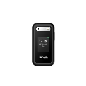 Мобильный телефон Sigma mobile X-style 281 Clik Dual Sim Black; 2.8" (320х240) TN / раскладной / Spreadtrum SC6531E / microSD до 32 ГБ / камера 0.3 Мп / 2G (GSM) / Bluetooth / 111х54х20 мм, 120 г / 1400 мАч / черный