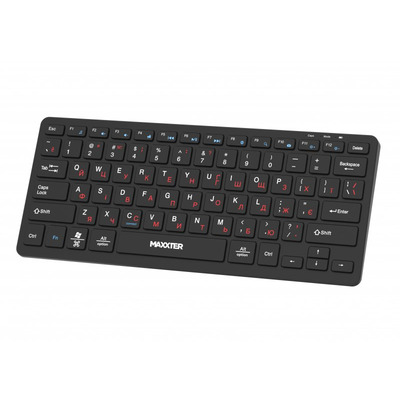 Клавиатура беспроводная Maxxter KBW-C01B-UA Black
