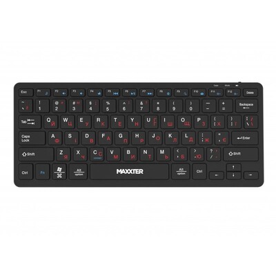 Клавиатура беспроводная Maxxter KBW-C01B-UA Black