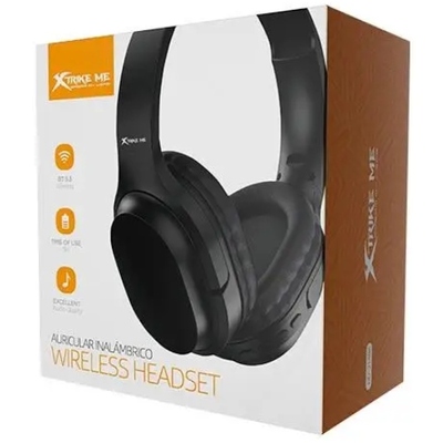 Гарнітура XTRIKE ME HD-214BK, Bluetooth 5.3, 200 мАг, Black