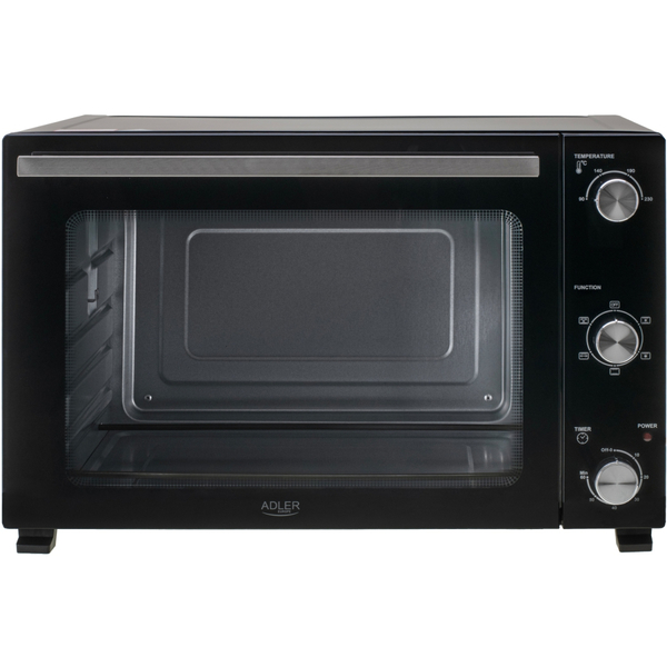 Електрична піч Adler AD 6026 1800Вт/ 48л /електроплита/ механічне керування/чорна