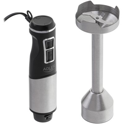 Блендер Adler AD 4628 ручний/ 1500Вт/ 1 швидк./ без чаші/ Turbo/ Ice Crush/ чорний