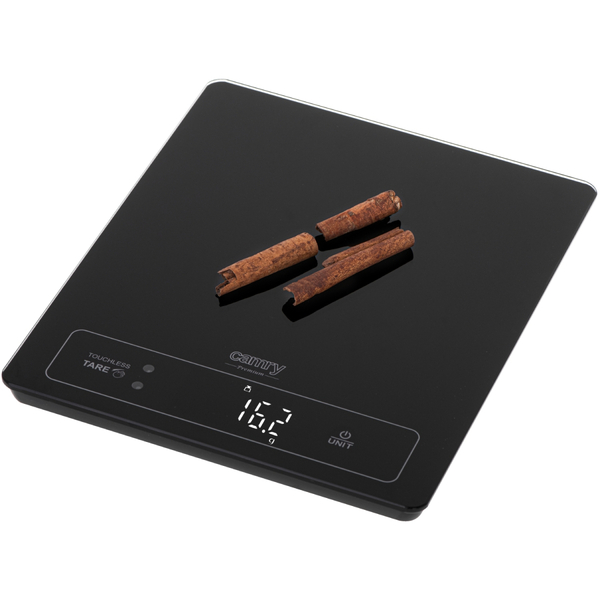 Ваги кухонні Camry CR 3175 black електронні/ 15кг/ г; мл, унція/ USB type C/ автовимкнення/ скло