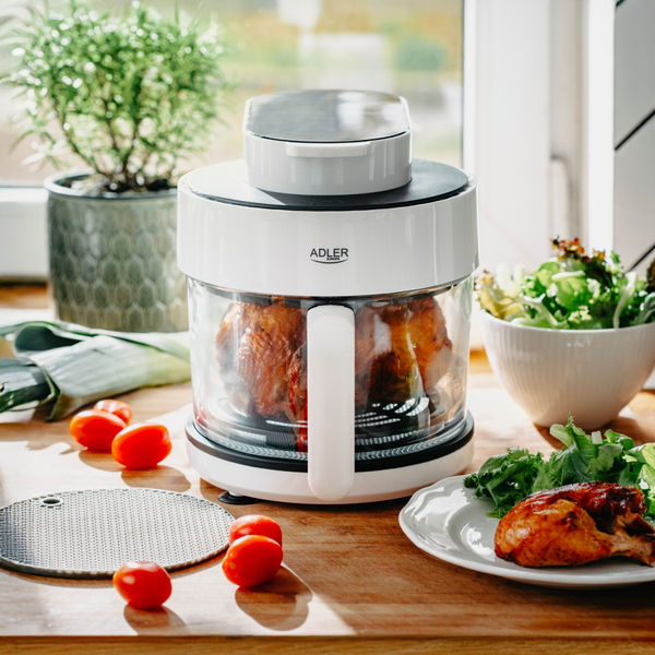 Мультипіч Adler AD 6316 1400Вт/чаша 3л/програм:8/сенсорне керування/таймер/біла