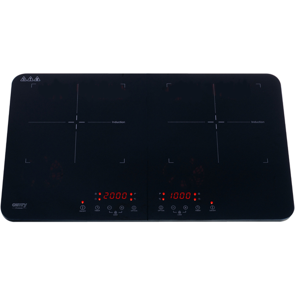 Плита настільна Camry CR 6514 індукційна/ конфорок: 2/ 3500Вт+3500В/ 60°-240° С/ склокераміка