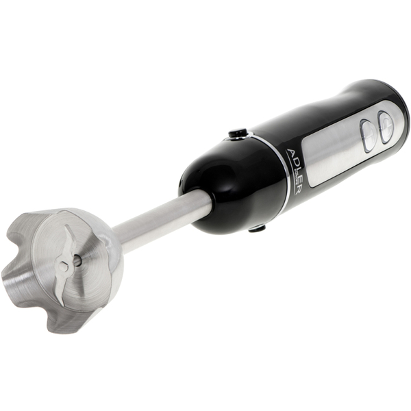 Блендер Adler AD 4625 black ручний/ 1500Вт/ 5 швидк./ без чаші/ Turbo/ чорний