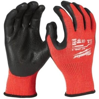 Рукавички робочі Milwaukee нітрилове покриття, smartswipe, р.9/L, чорні